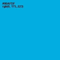 #00AFDF - Cerulean Color Image