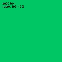 #00C764 - Malachite Color Image