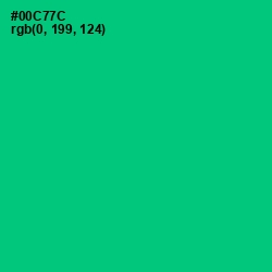 #00C77C - Malachite Color Image