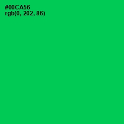 #00CA56 - Malachite Color Image