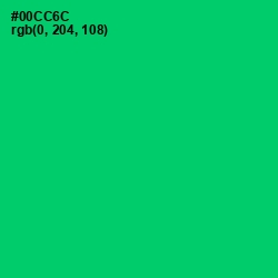 #00CC6C - Malachite Color Image