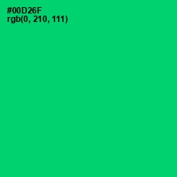 #00D26F - Malachite Color Image