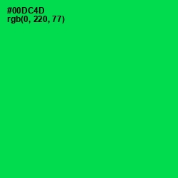 #00DC4D - Malachite Color Image