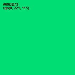 #00DD73 - Malachite Color Image