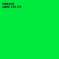#00EA3D - Green Color Image