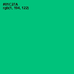 #01C27A - Malachite Color Image