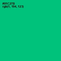 #01C27B - Malachite Color Image