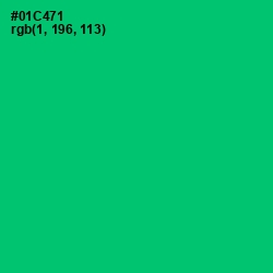 #01C471 - Malachite Color Image