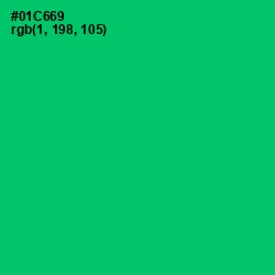 #01C669 - Malachite Color Image