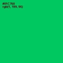 #01C760 - Malachite Color Image