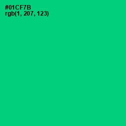 #01CF7B - Malachite Color Image