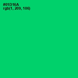 #01D16A - Malachite Color Image