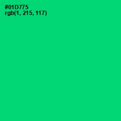 #01D775 - Malachite Color Image