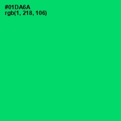 #01DA6A - Malachite Color Image