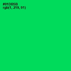 #01DB5B - Malachite Color Image