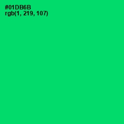 #01DB6B - Malachite Color Image