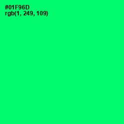 #01F96D - Spring Green Color Image