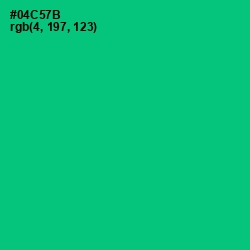 #04C57B - Malachite Color Image