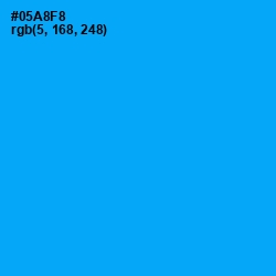 #05A8F8 - Dodger Blue Color Image