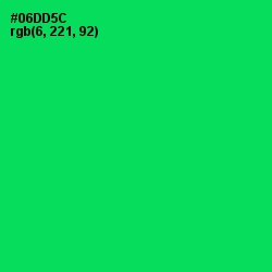 #06DD5C - Malachite Color Image