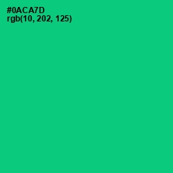 #0ACA7D - Malachite Color Image