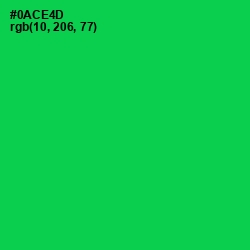 #0ACE4D - Malachite Color Image