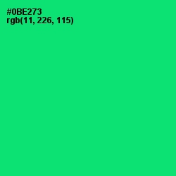 #0BE273 - Spring Green Color Image