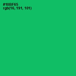 #10BF65 - Jade Color Image