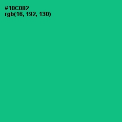 #10C082 - Caribbean Green Color Image