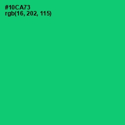 #10CA73 - Malachite Color Image
