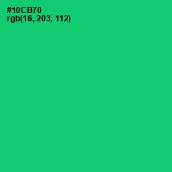 #10CB70 - Malachite Color Image
