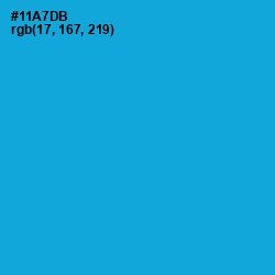 #11A7DB - Cerulean Color Image