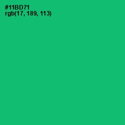 #11BD71 - Jade Color Image