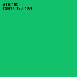 #11C16C - Malachite Color Image