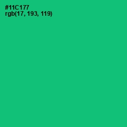 #11C177 - Malachite Color Image