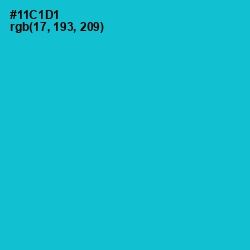 #11C1D1 - Java Color Image