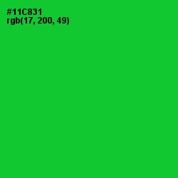 #11C831 - Green Color Image