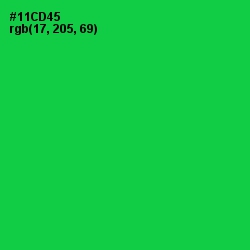 #11CD45 - Malachite Color Image