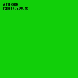 #11D009 - Green Color Image