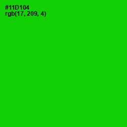 #11D104 - Green Color Image
