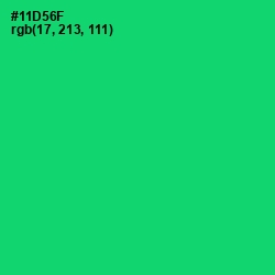 #11D56F - Malachite Color Image