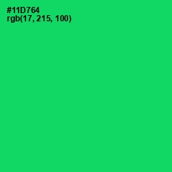 #11D764 - Malachite Color Image