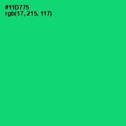#11D775 - Malachite Color Image