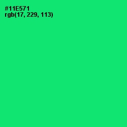 #11E571 - Spring Green Color Image