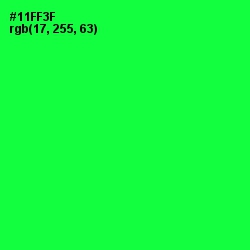 #11FF3F - Green Color Image