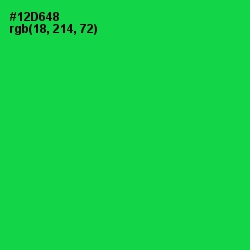 #12D648 - Malachite Color Image