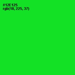 #12E125 - Green Color Image