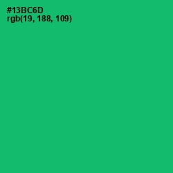 #13BC6D - Jade Color Image