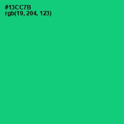 #13CC7B - Malachite Color Image