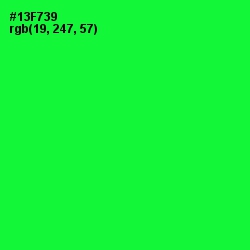 #13F739 - Green Color Image